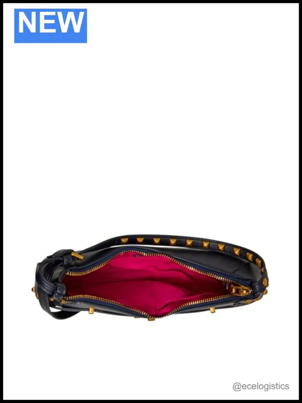 Faux Leather Hobo Shoulder Bag with Zipper Pockets
